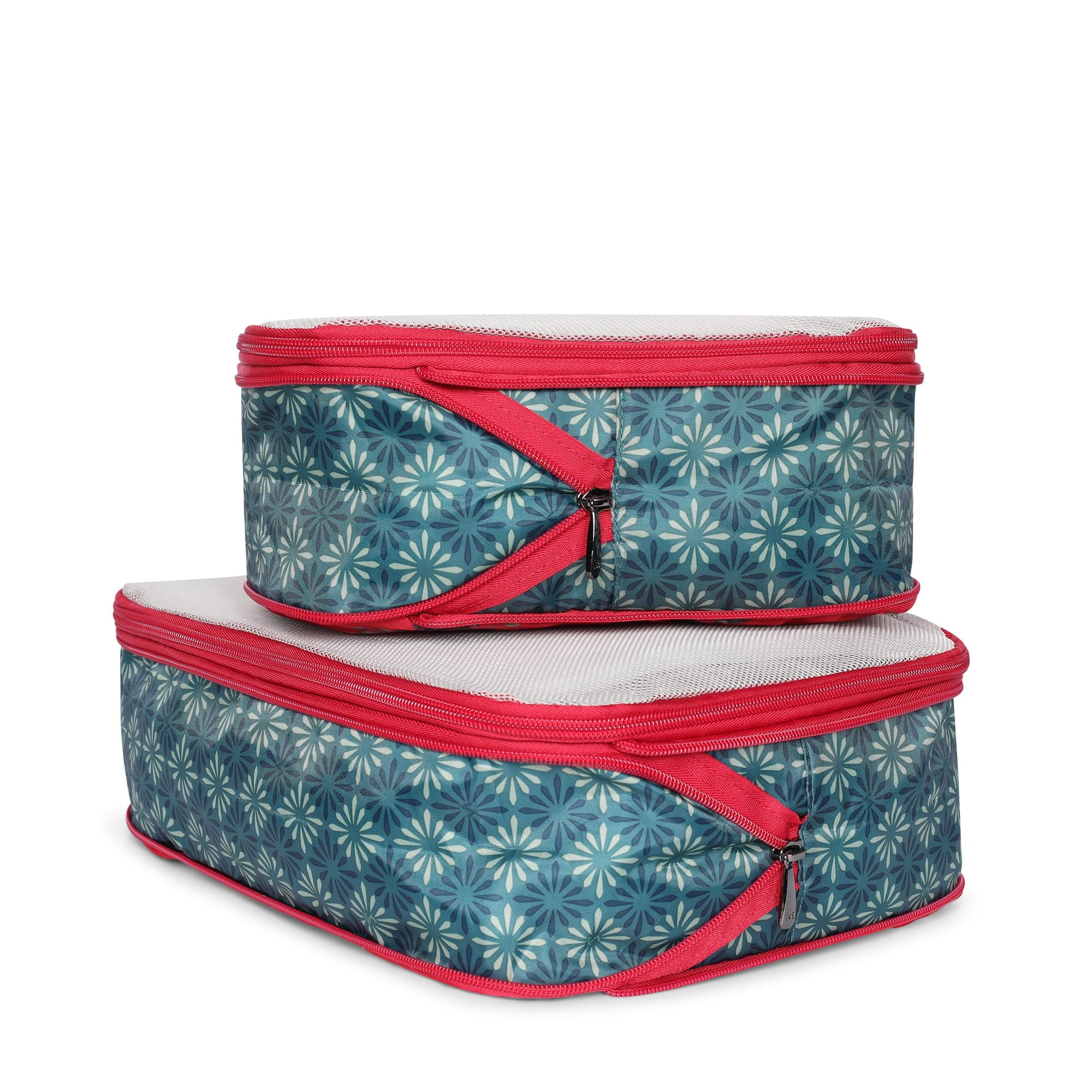 Cargo 2pc Compression Packing Cubes - BOUQUET RED - Cargo2pc_BouquetRed_03